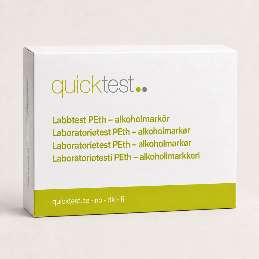 PEth-Test Alkoholmarkør – Blodprøve hjemme fra Quicktest