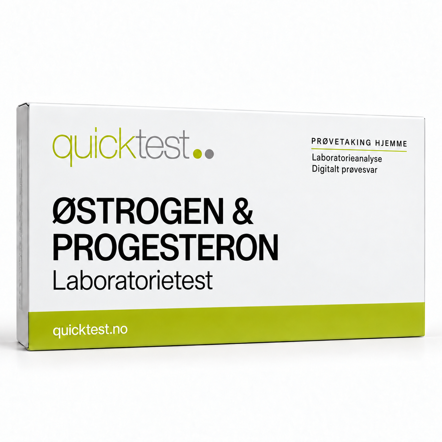 Quicktest ØSTROGEN & – PROGESTERON – Laboratorietest – norsk produktbilde