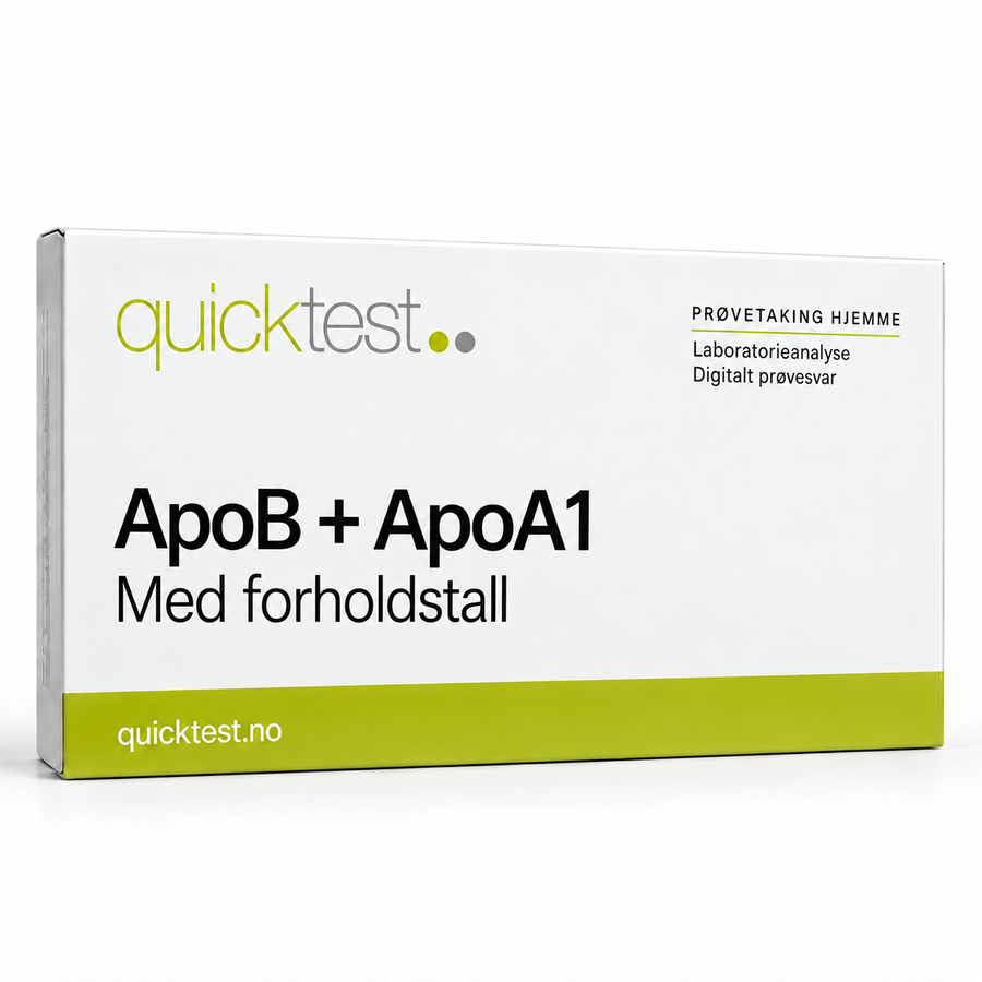 Quicktest ApoB + ApoA1 – Med forholdstall – norsk produktbilde