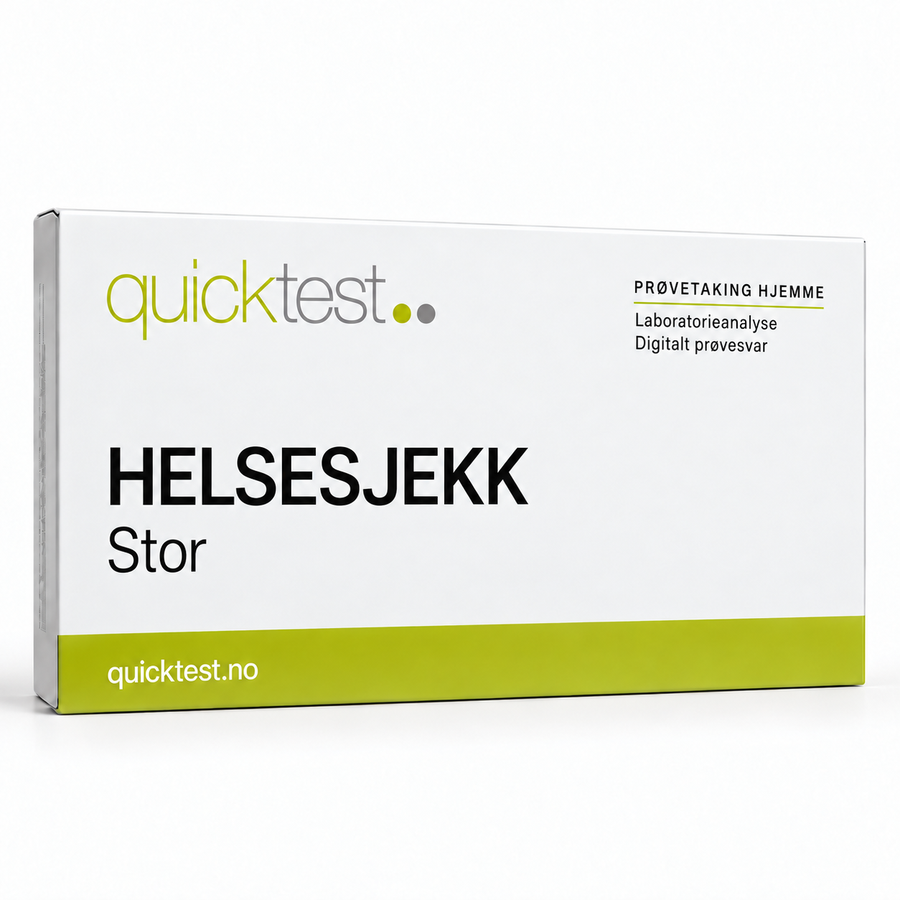 Quicktest HELSESJEKK – Stor – norsk produktbilde