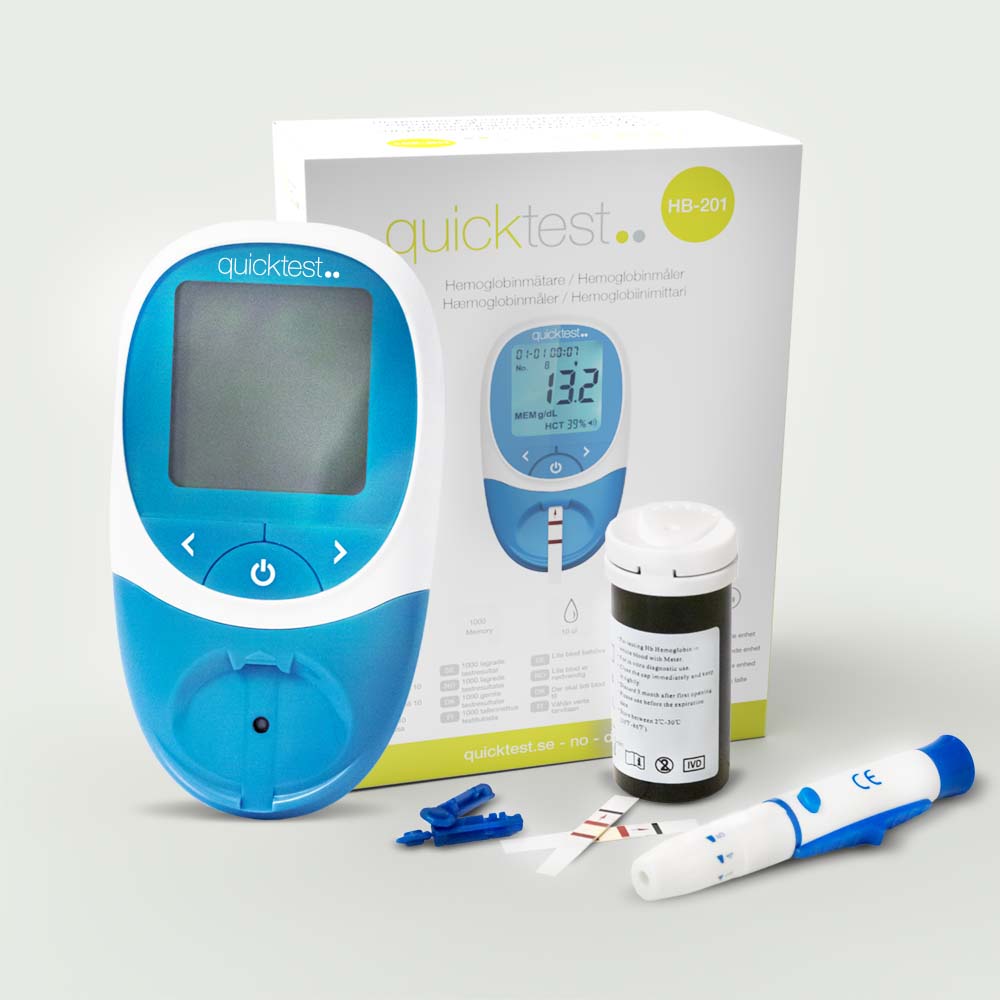 Hb-måler inkludert 25 teststrimler
