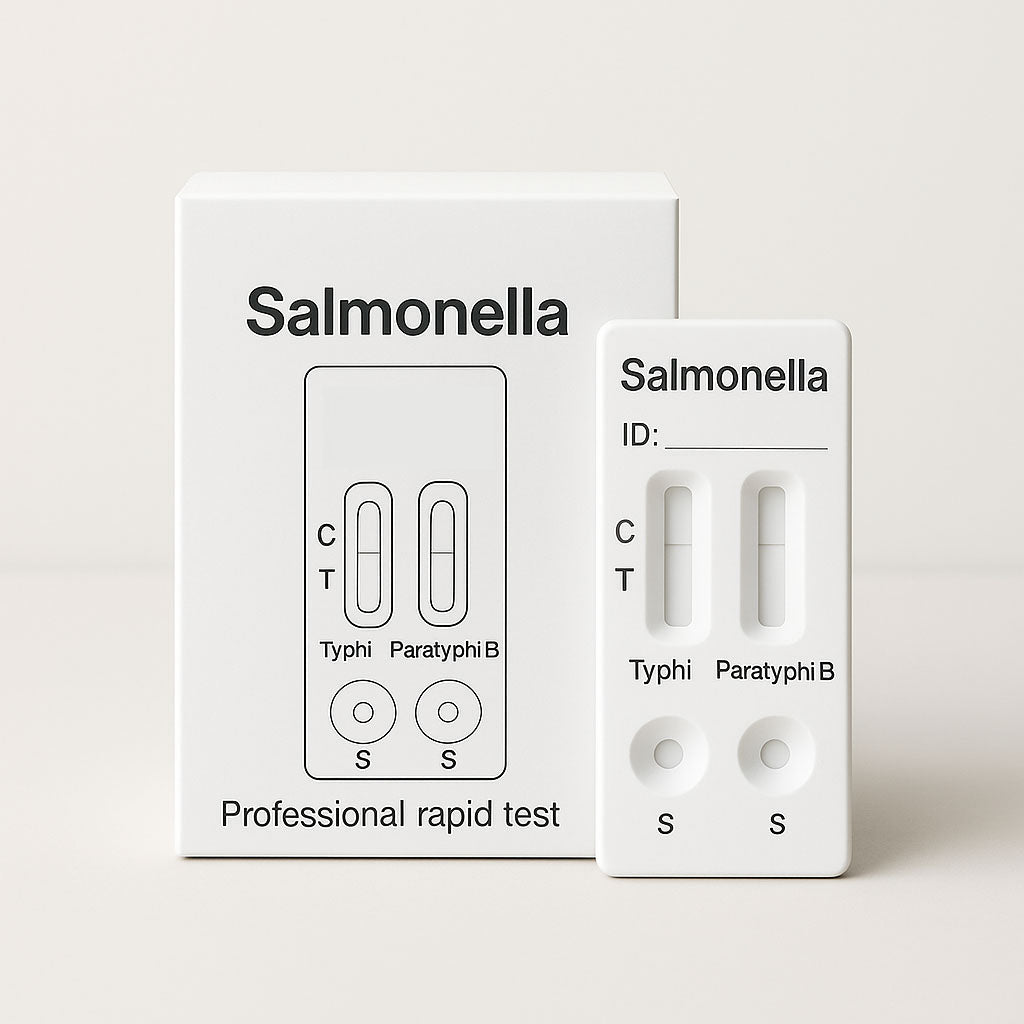 Salmonella Typhi & Paratyphi Antigen Kombinasjonstest 10-pakning – Profesjonell bruk