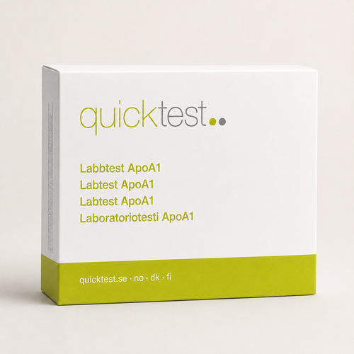 ApoA1-test - Quicktest laboratorietest, emballasje