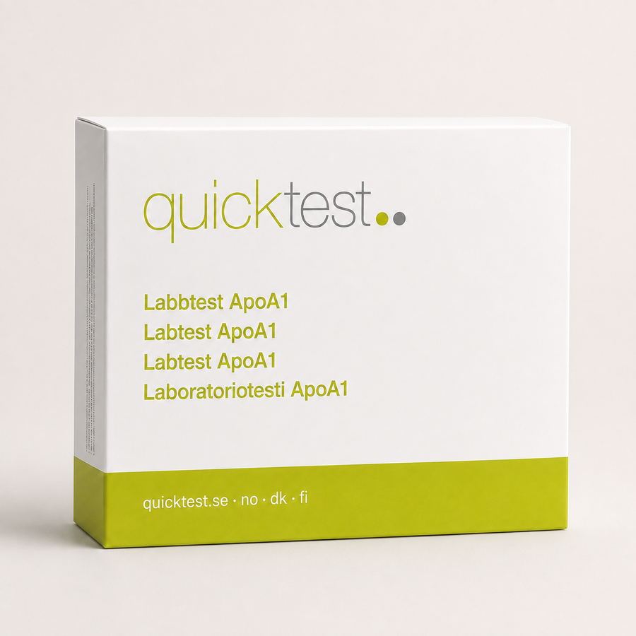 ApoA1-test - Quicktest laboratorietest, emballasje