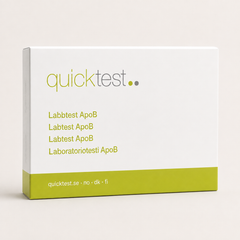 ApoB-test - Quicktest laboratorietest, emballasje