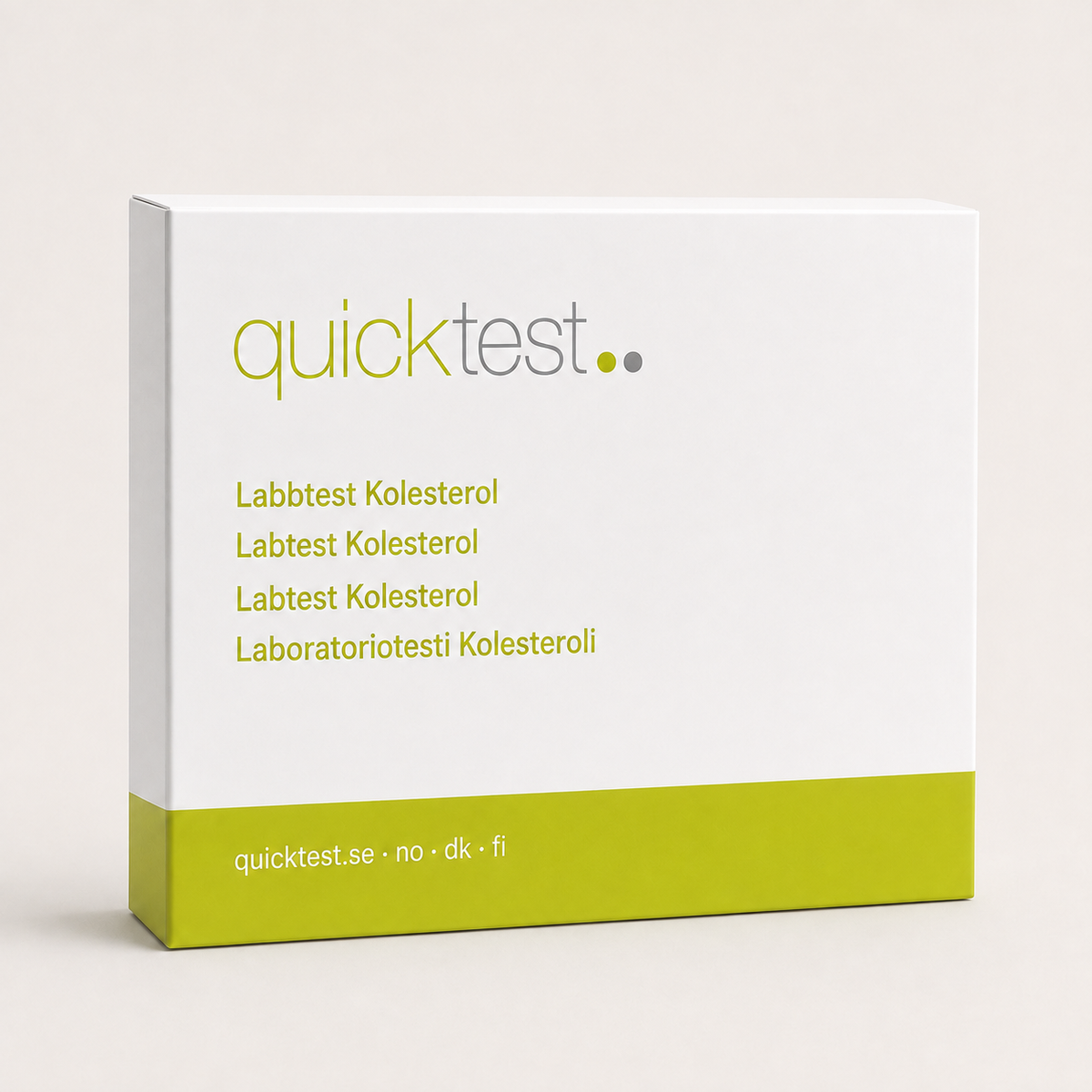 Hjerte- og kartest Basis - Quicktest laboratorietest, emballasje