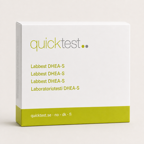 DHEA-S-test - Quicktest laboratorietest, emballasje