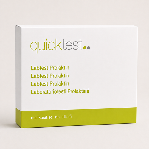Prolaktintest - Quicktest laboratorietest, emballasje