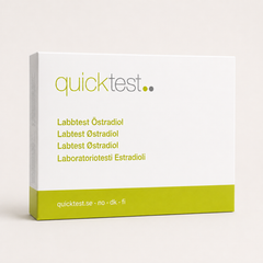 Østradioltest - E2 - Quicktest laboratorietest, emballasje