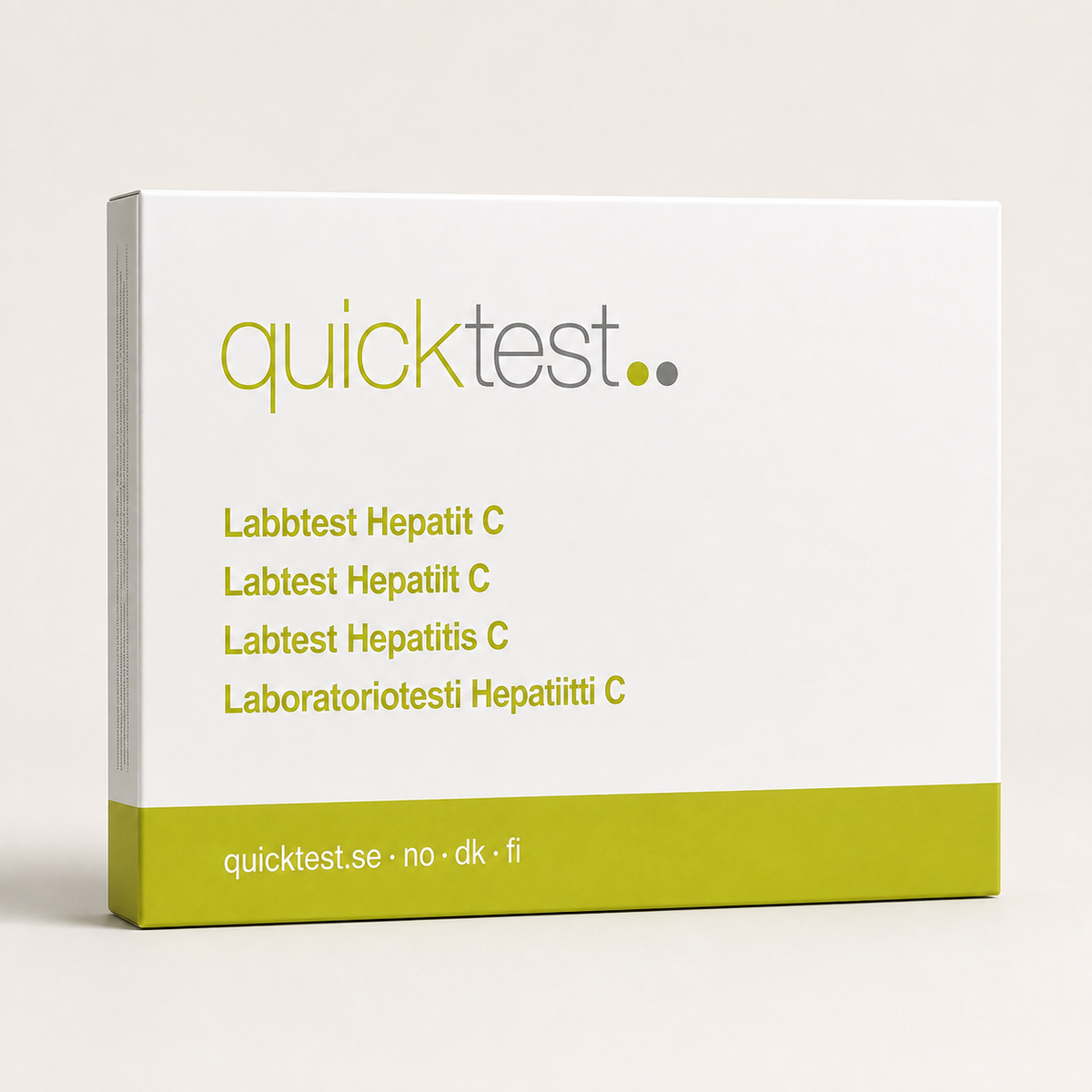 Hepatitt C-test - labprofil - Quicktest laboratorietest, emballasje