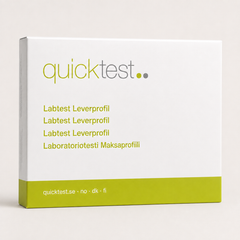 Levertest - labprofil - Quicktest laboratorietest, emballasje
