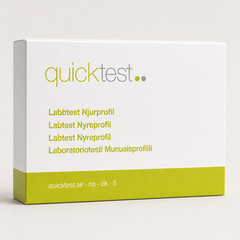 Nyretest - labprofil - Quicktest laboratorietest, emballasje