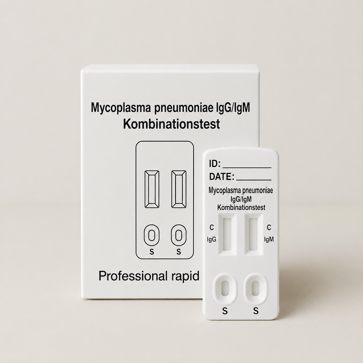 Mycoplasma pneumoniae IgG/IgM 1-pack - Professionellt bruk i 3-i-1 Paket – Luftvägsinfektioner (professionellt bruk) från Quicktest