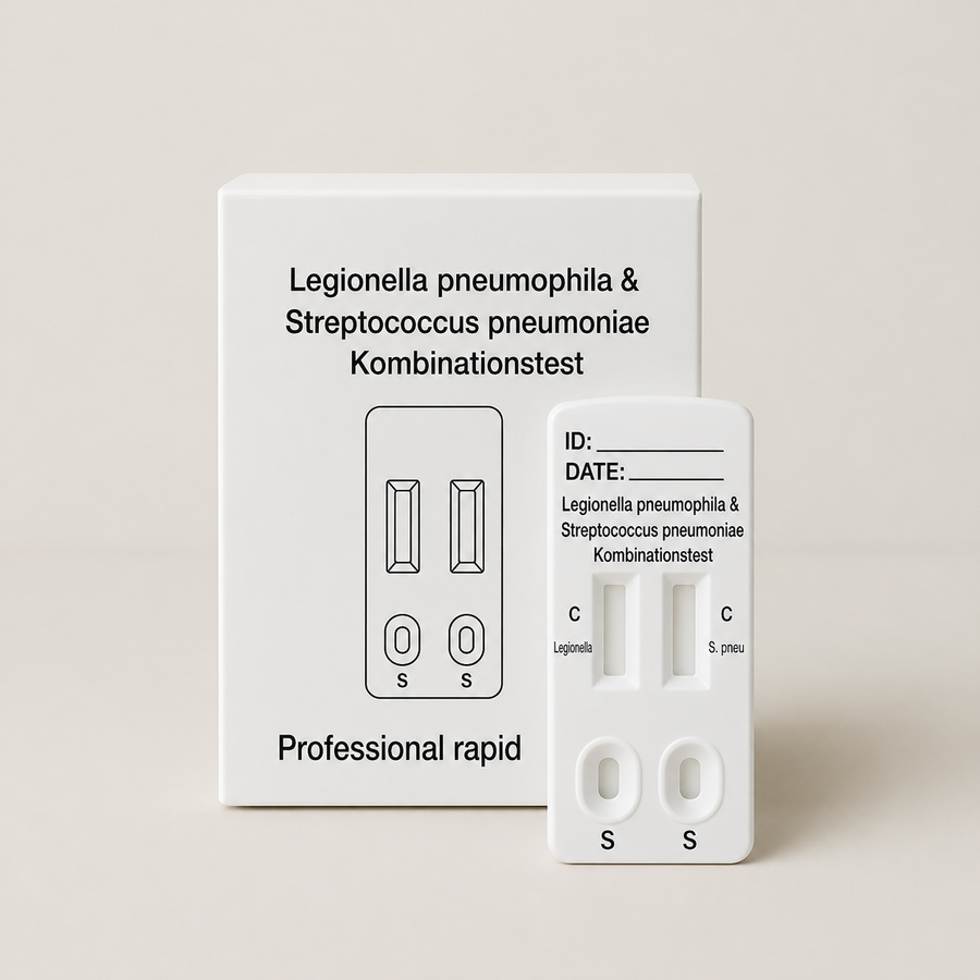 Legionella & Streptococcus Selvtest 1-pakning - Til profesjonell bruk