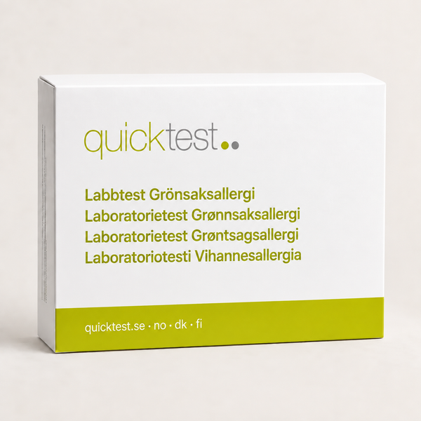 Grönsaksallergi Labbtest - Provtagning Hemma