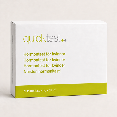 Quicktest Hormontest for kvinner – pakke for hjemmetest