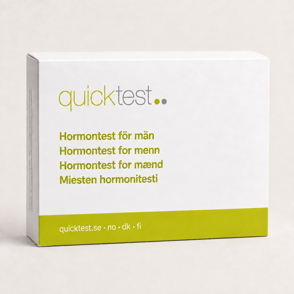 Quicktest Hormontest for menn – pakke for hjemmetest