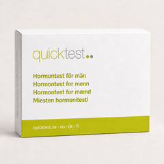 Quicktest Hormontest for menn – pakke for hjemmetest