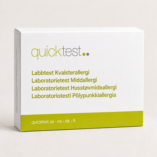 Middallergi-laboratorietest - Prøvetaking hjemme
