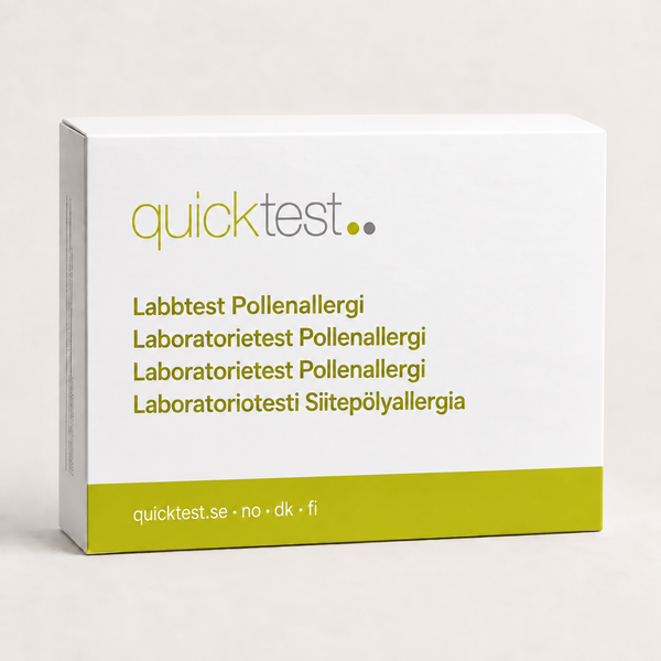 Pollenallergi-laboratorietest - Prøvetaking hjemme
