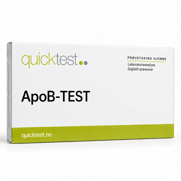 ApoB-laboratorietest – Prøvetaking hjemme