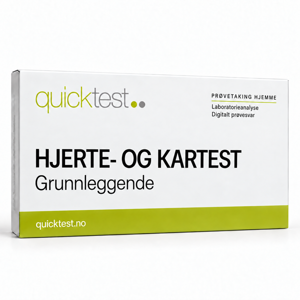Grunnleggende hjerte- og kartest – prøvetaking hjemme