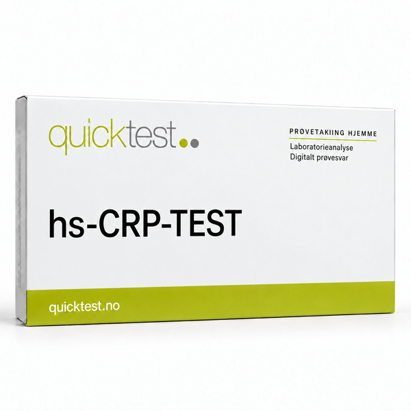 hs-CRP laboratorietest - Prøvetaking hjemme