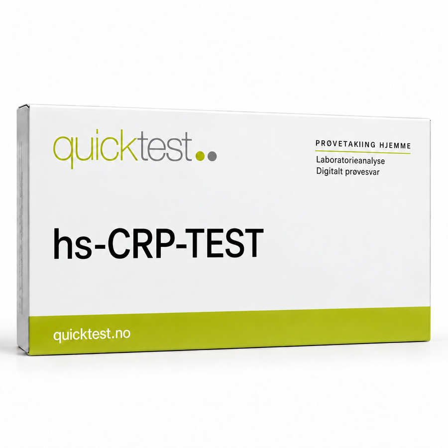 Quicktest hs-CRP-TEST – norsk produktbilde