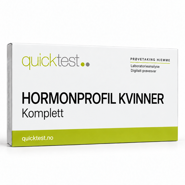 Komplett hormonprofil kvinne laboratorietest - Prøvetaking hjemme