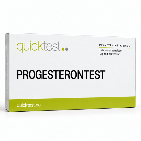 Progesteron laboratorietest - Prøvetaking hjemme