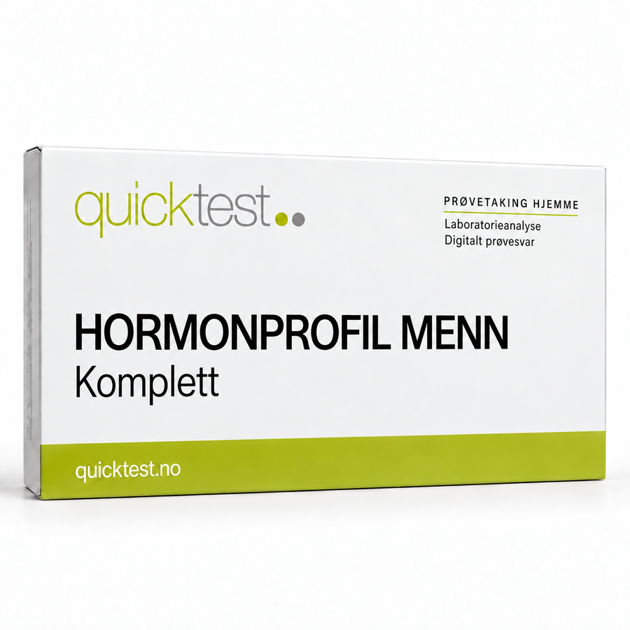 Quicktest HORMONPROFIL MENN – Komplett – norsk produktbilde