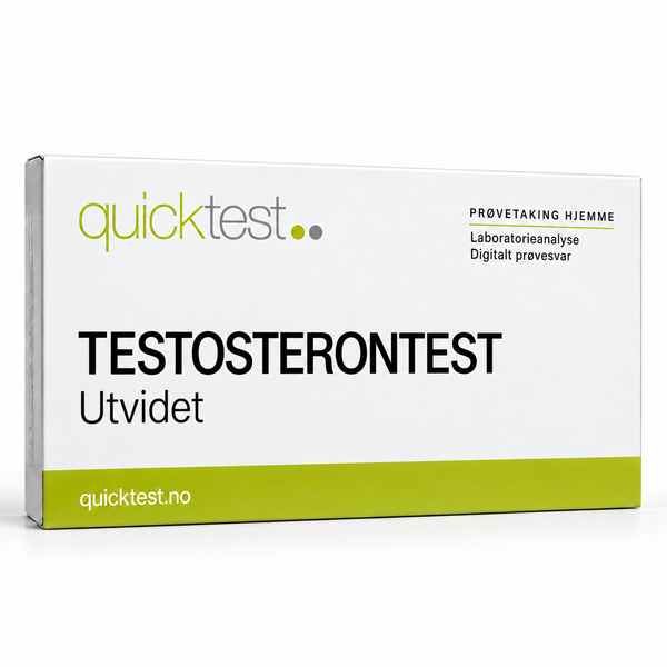 Utvidet testosterontest – prøvetaking hjemme