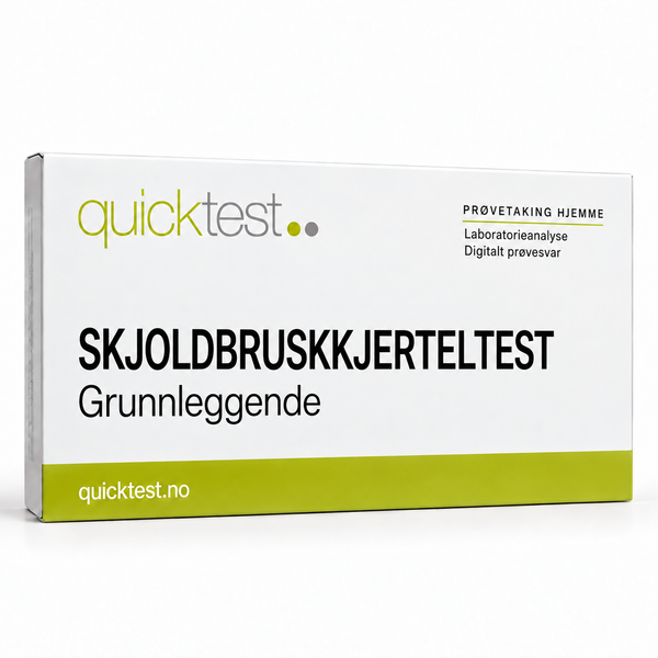 Grunnleggende skjoldbruskkjerteltest – prøvetaking hjemme