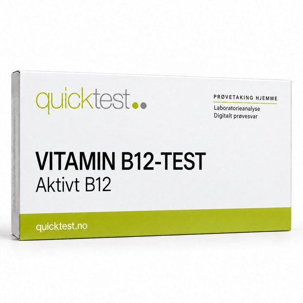 Aktivt B12 laboratorietest – prøvetaking hjemme
