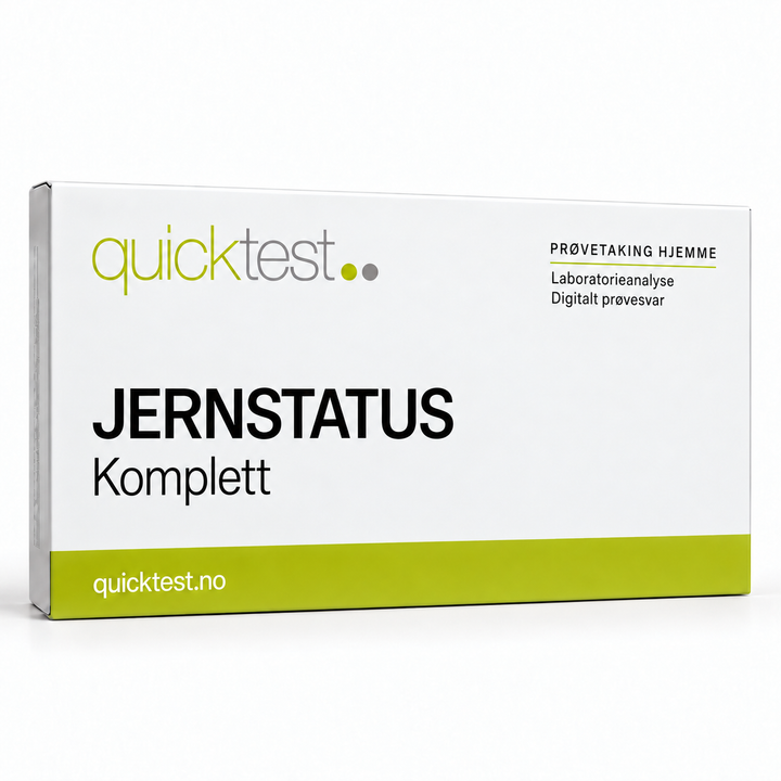 Quicktest JERNSTATUS – Komplett – norsk produktbilde