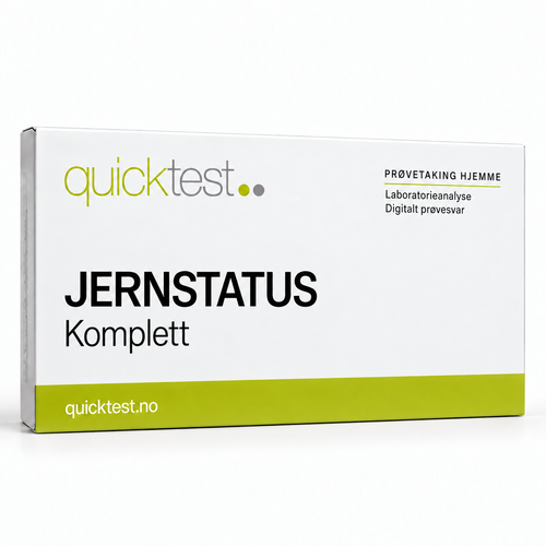 Quicktest JERNSTATUS – Komplett – norsk produktbilde