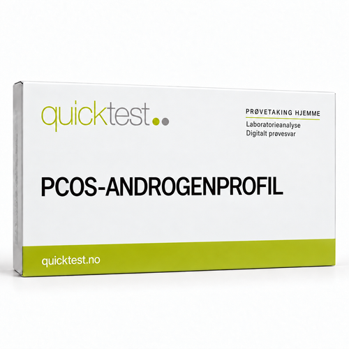 Quicktest PCOS-ANDROGENPROFIL – norsk produktbilde