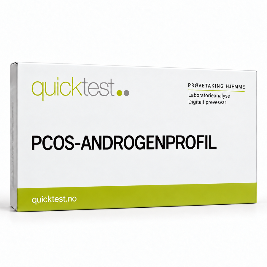 Quicktest PCOS-ANDROGENPROFIL – norsk produktbilde
