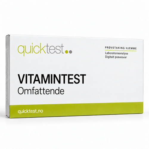 Quicktest VITAMINTEST – Omfattende – norsk produktbilde