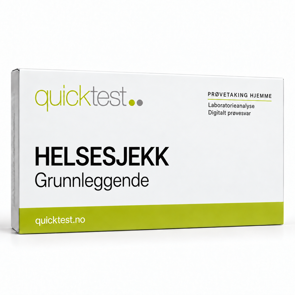 Helsesjekk Grunnleggende laboratorietest - Prøvetaking hjemme