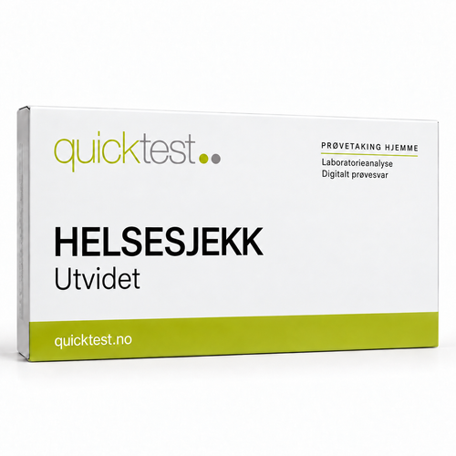 Quicktest HELSESJEKK – Utvidet – norsk produktbilde