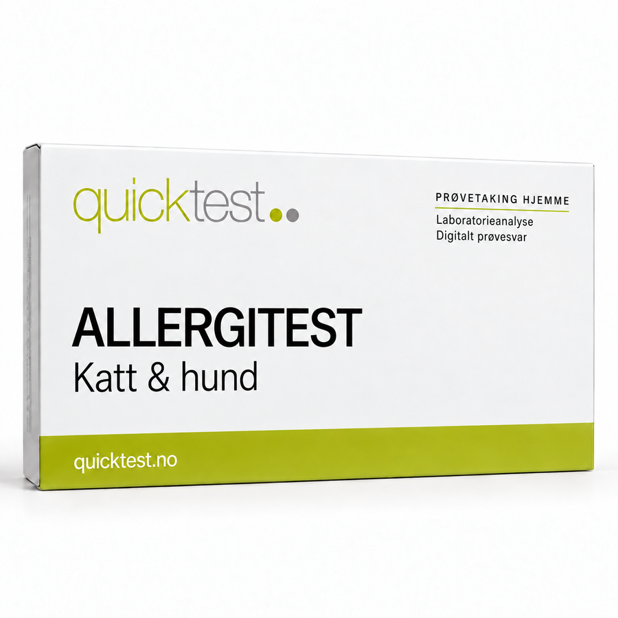 Quicktest ALLERGITEST – Katt & hund – norsk produktbilde