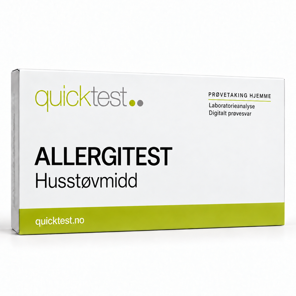 Husstøvmiddallergi – Laboratorietest – Prøvetaking hjemme