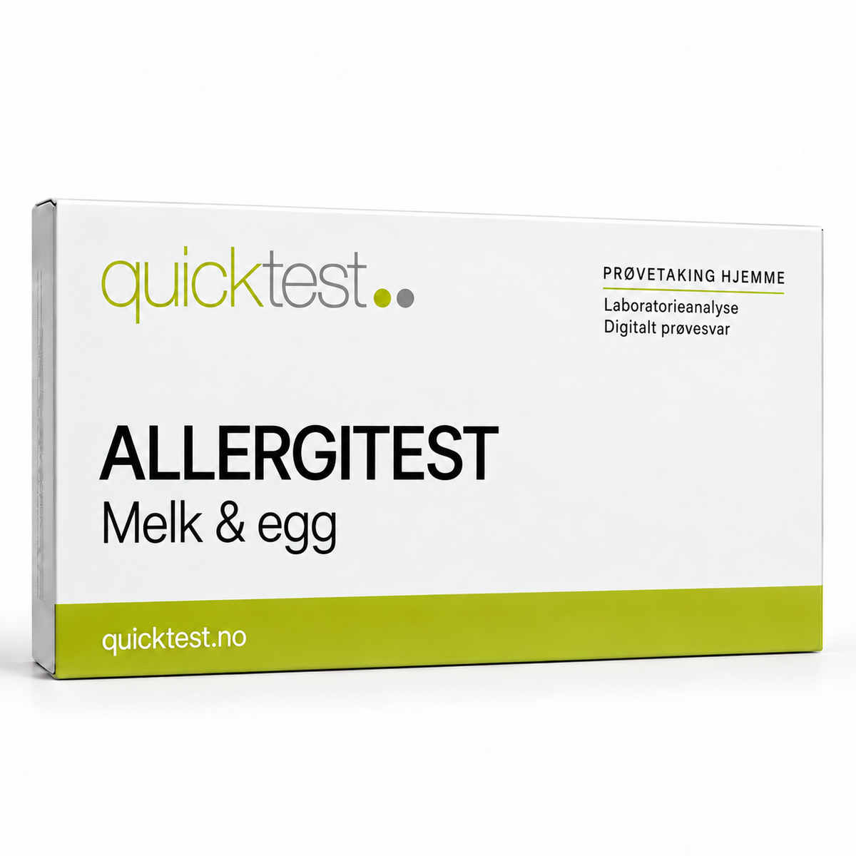 Quicktest ALLERGITEST – Melk & egg – norsk produktbilde