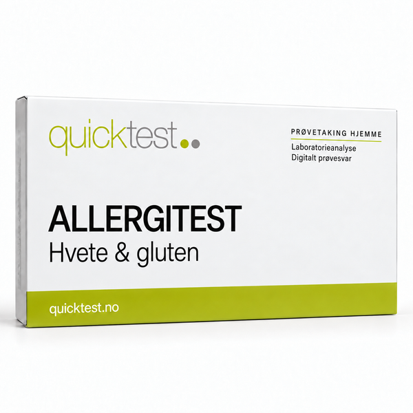 Hvete- og glutenallergi – Laboratorietest – Prøvetaking hjemme