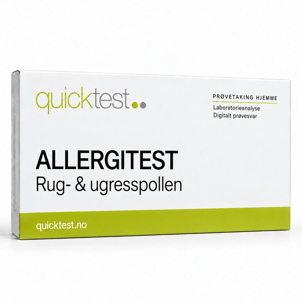 Rug- og ugresspollenallergi – Laboratorietest – Prøvetaking hjemme