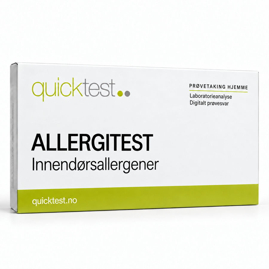Quicktest ALLERGITEST – Innendørsallergener – norsk produktbilde