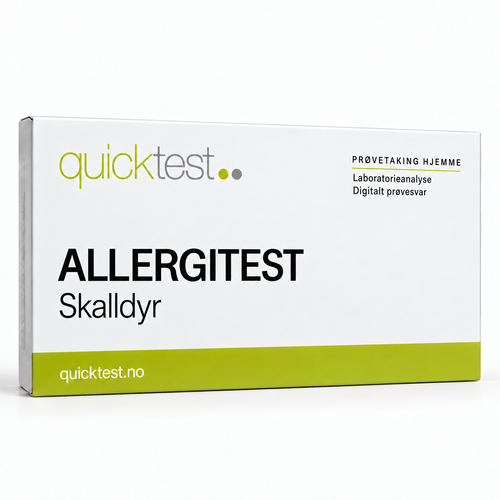 Quicktest ALLERGITEST – Skalldyr – norsk produktbilde