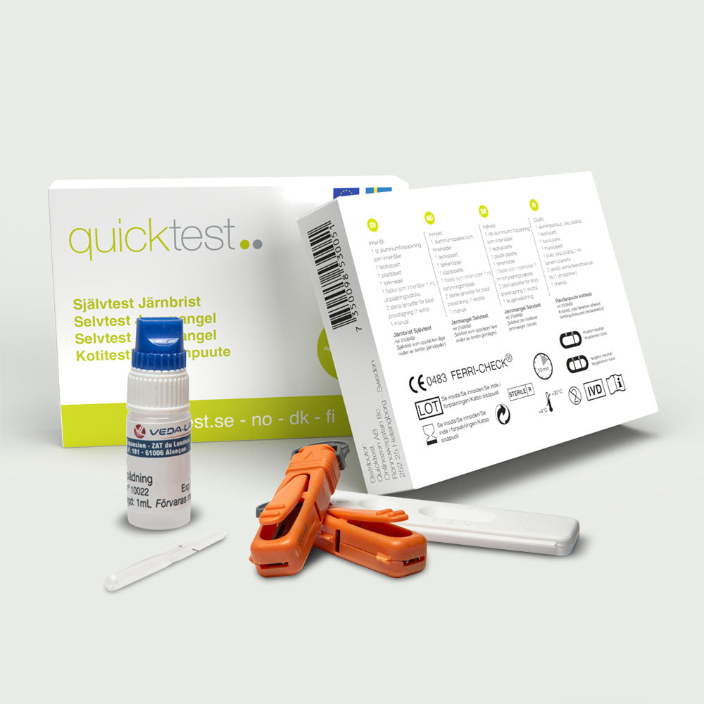 Jernmangeltest fra Quicktest