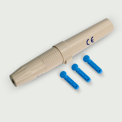 Lansettpenn inkl. 50 lansettnåler